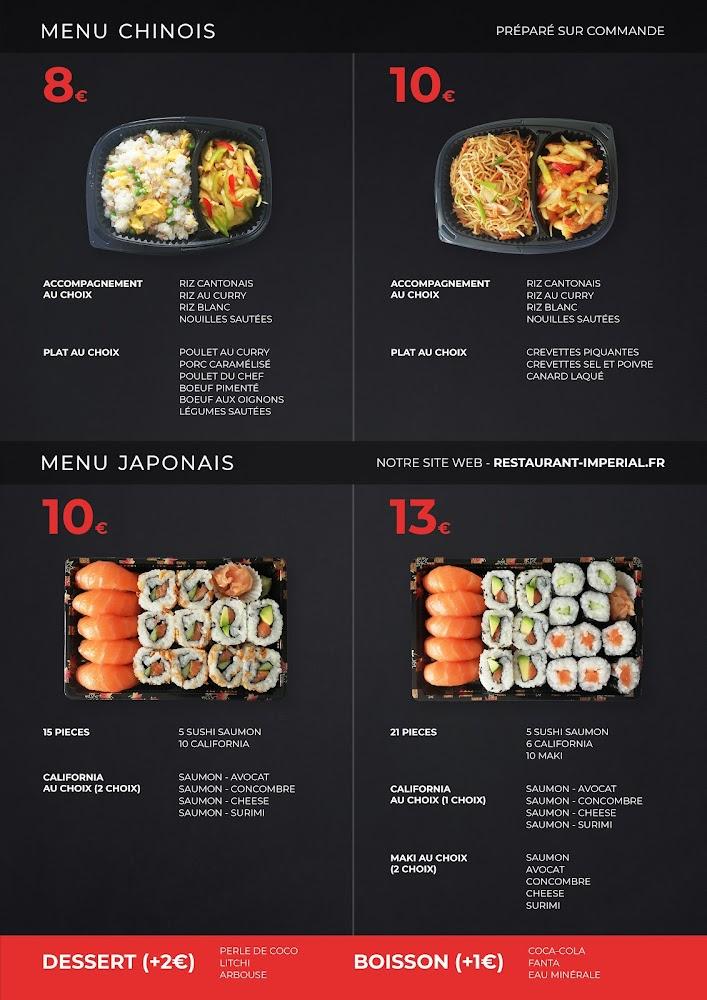 Restaurant Impérial - Menu Image 2